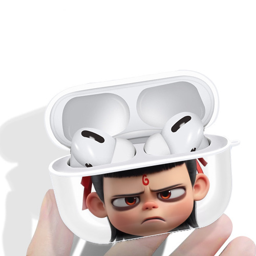 Ne Zha 2 ナタ 魔童の大暴れ 【AirPods Pro用】ハードシェル保護ケース 耐衝撃・防指紋・カラビナ付き商品仕様