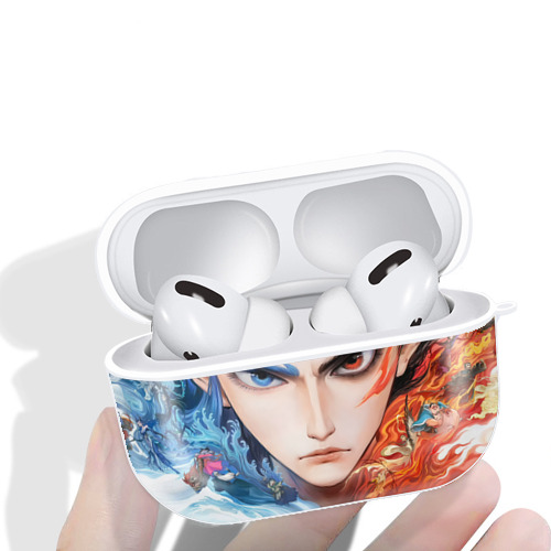 Ne Zha 2 ナタ 魔童の大暴れ 【AirPods Pro用】ハードシェル保護ケース 耐衝撃・防指紋・カラビナ付き商品仕様
