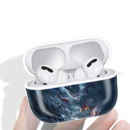 Ne Zha 2 ナタ 魔童の大暴れ 【AirPods Pro用】ハードシェル保護ケース 耐衝撃・防指紋・カラビナ付き商品仕様