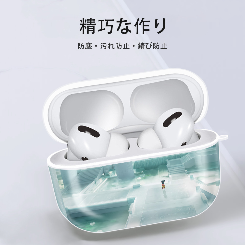 Ne Zha 2 ナタ 魔童の大暴れ 【AirPods Pro用】ハードシェル保護ケース 耐衝撃・防指紋・カラビナ付き商品仕様