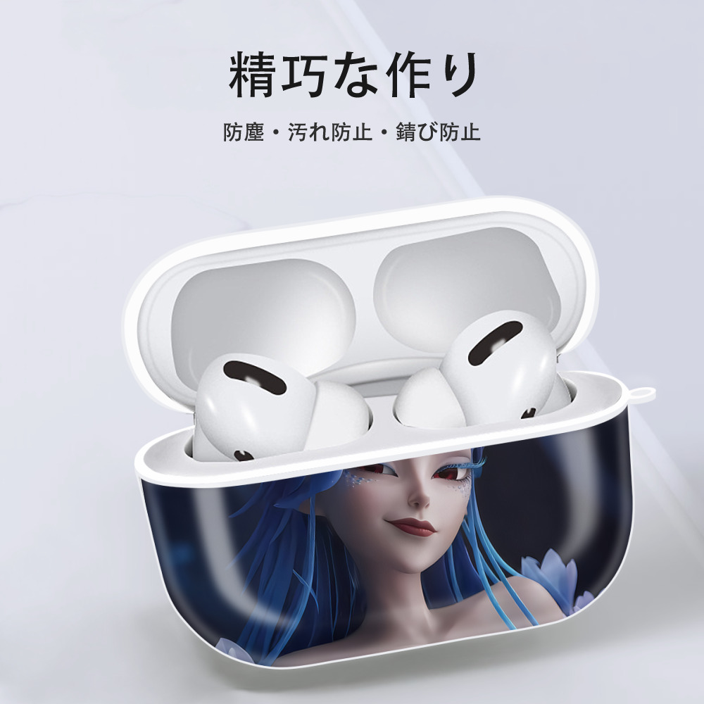 Ne Zha 2 ナタ 魔童の大暴れ 【AirPods Pro用】ハードシェル保護ケース 耐衝撃・防指紋・カラビナ付き商品仕様