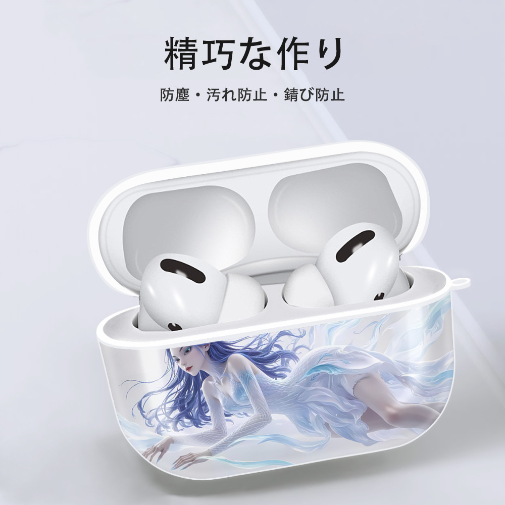 Ne Zha 2 ナタ 魔童の大暴れ 【AirPods Pro用】ハードシェル保護ケース 耐衝撃・防指紋・カラビナ付き商品仕様