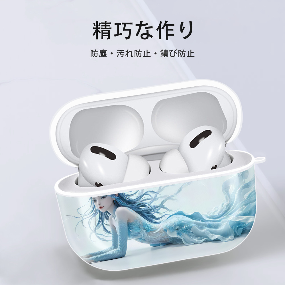 Ne Zha 2 ナタ 魔童の大暴れ 【AirPods Pro用】ハードシェル保護ケース 耐衝撃・防指紋・カラビナ付き商品仕様
