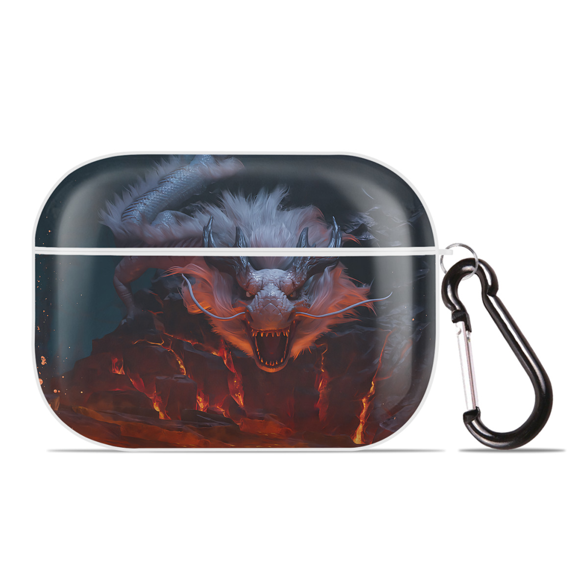 （画像用） Ne Zha 2 ナタ 魔童の大暴れ 【AirPods Pro用】ハードシェル保護ケース 耐衝撃・防指紋・カラビナ付き商品仕様