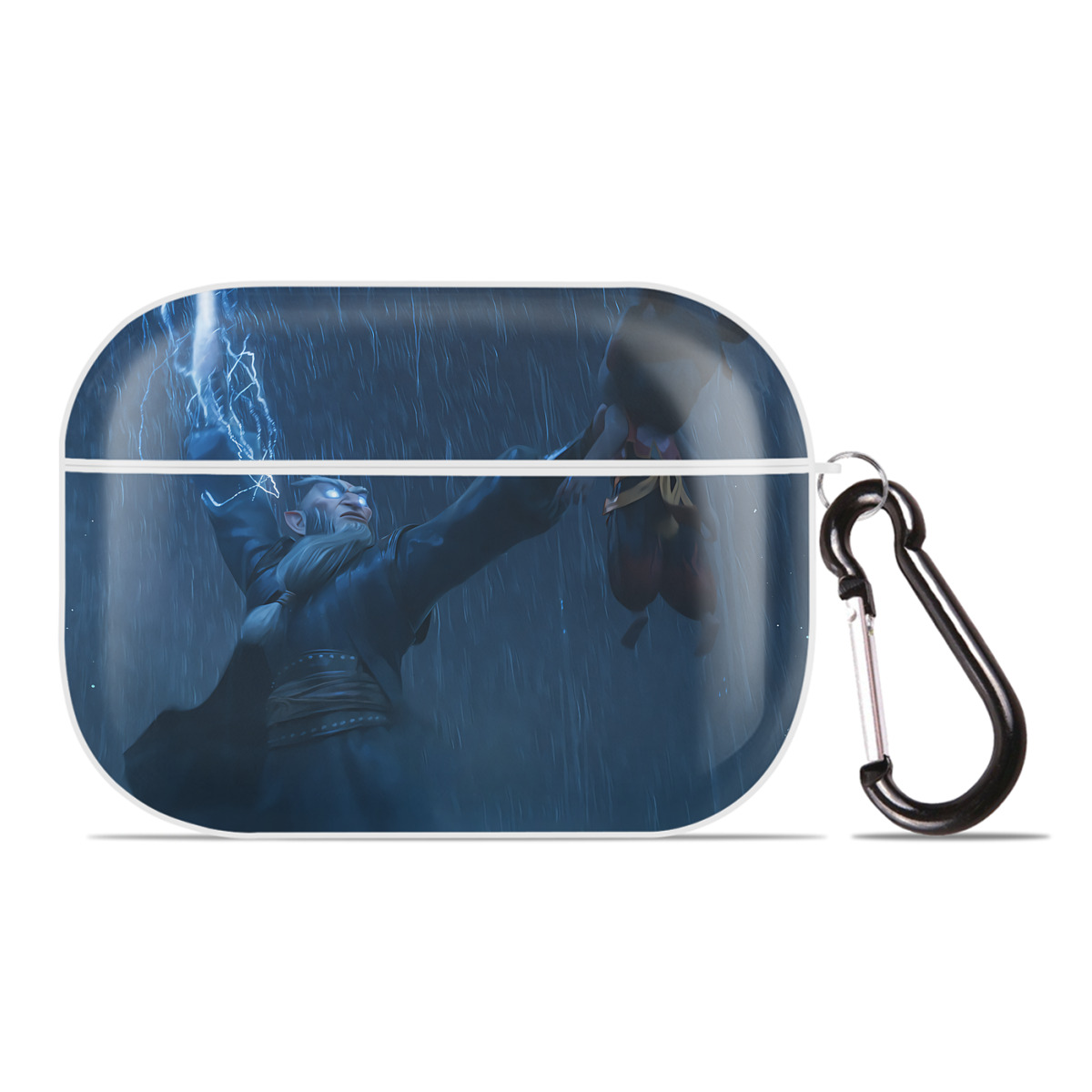 （画像用） Ne Zha 2 ナタ 魔童の大暴れ 【AirPods Pro用】ハードシェル保護ケース 耐衝撃・防指紋・カラビナ付き商品仕様