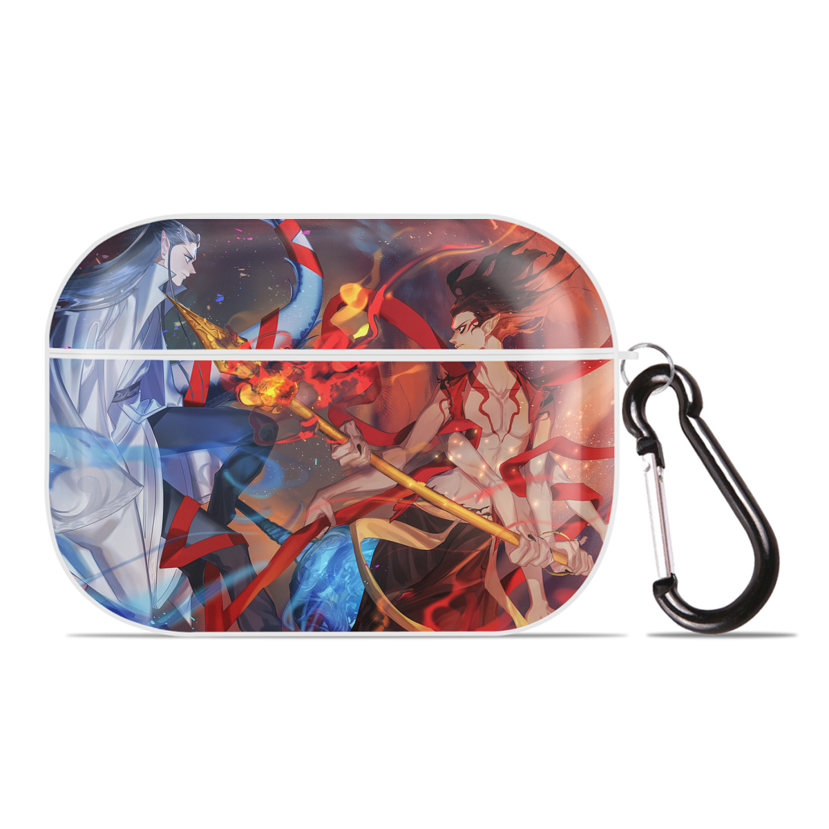 （画像用） Ne Zha 2 ナタ 魔童の大暴れ 【AirPods Pro用】ハードシェル保護ケース 耐衝撃・防指紋・カラビナ付き商品仕様