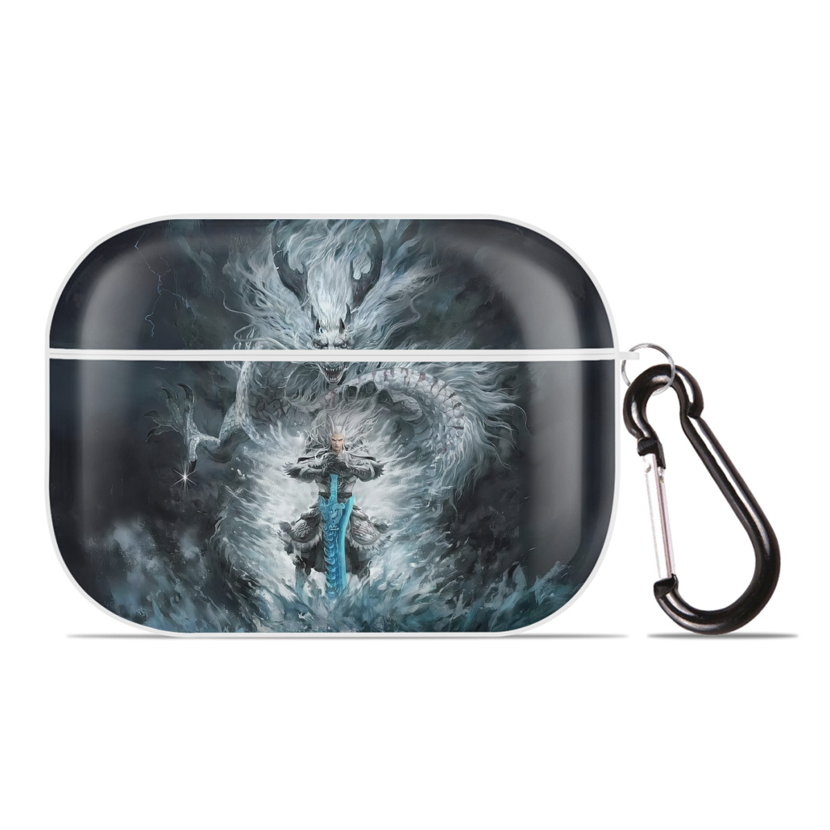 （画像用） Ne Zha 2 ナタ 魔童の大暴れ 【AirPods Pro用】ハードシェル保護ケース 耐衝撃・防指紋・カラビナ付き商品仕様