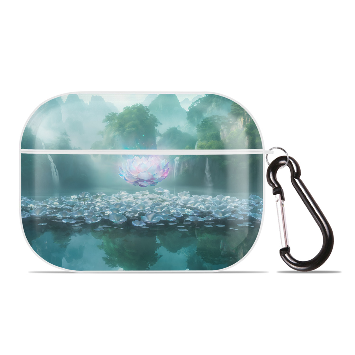 （画像用） Ne Zha 2 ナタ 魔童の大暴れ 【AirPods Pro用】ハードシェル保護ケース 耐衝撃・防指紋・カラビナ付き商品仕様