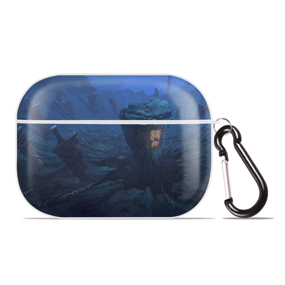 （画像用） Ne Zha 2 ナタ 魔童の大暴れ 【AirPods Pro用】ハードシェル保護ケース 耐衝撃・防指紋・カラビナ付き商品仕様