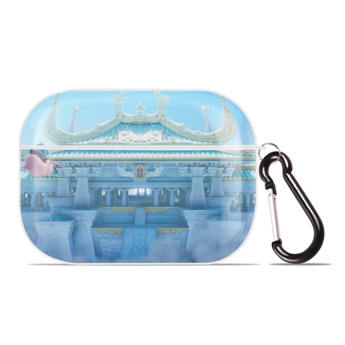 （画像用） Ne Zha 2 ナタ 魔童の大暴れ 【AirPods Pro用】ハードシェル保護ケース 耐衝撃・防指紋・カラビナ付き商品仕様
