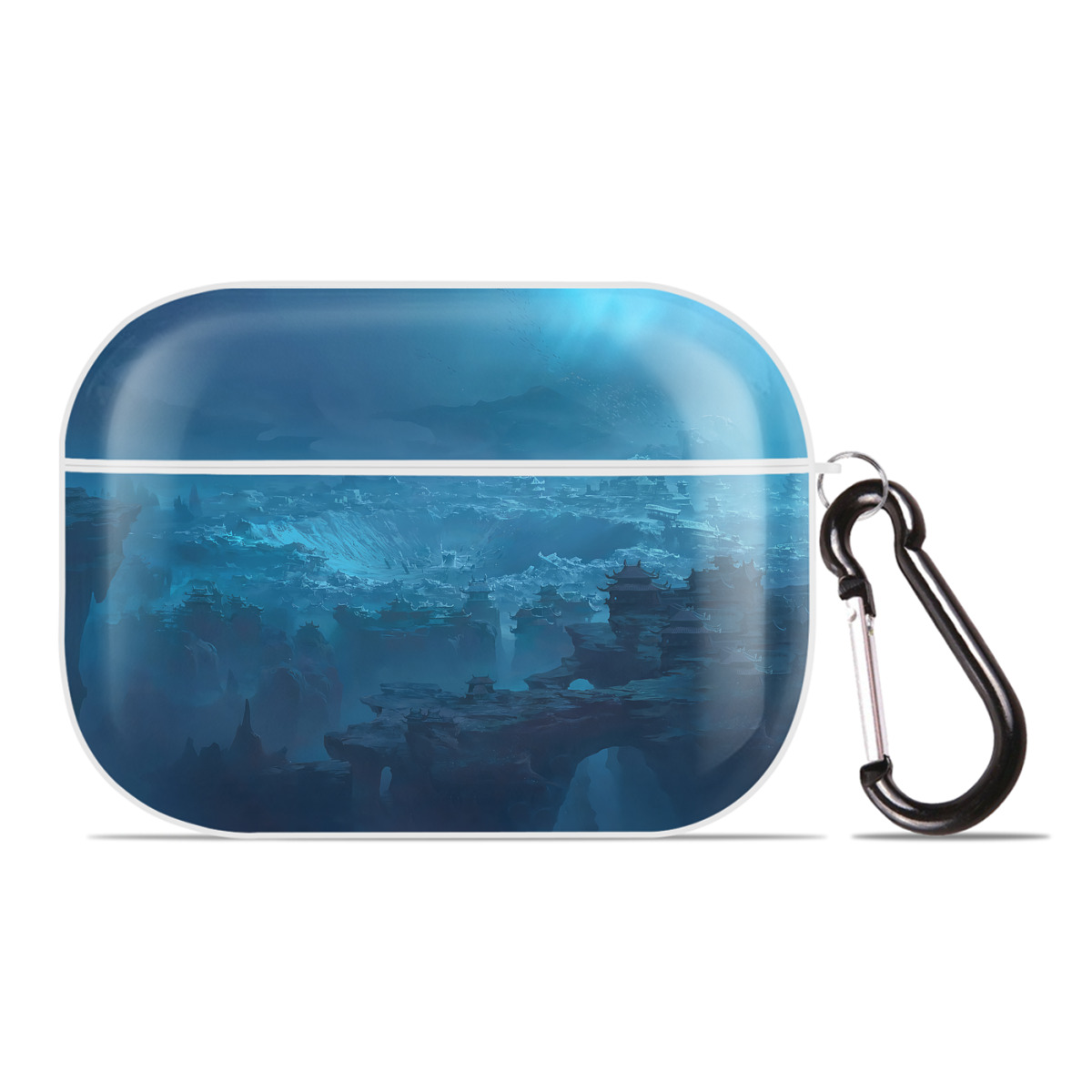 （画像用） Ne Zha 2 ナタ 魔童の大暴れ 【AirPods Pro用】ハードシェル保護ケース 耐衝撃・防指紋・カラビナ付き商品仕様