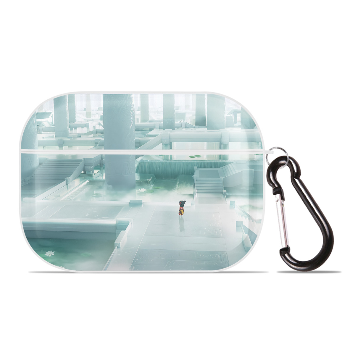 （画像用） Ne Zha 2 ナタ 魔童の大暴れ 【AirPods Pro用】ハードシェル保護ケース 耐衝撃・防指紋・カラビナ付き商品仕様