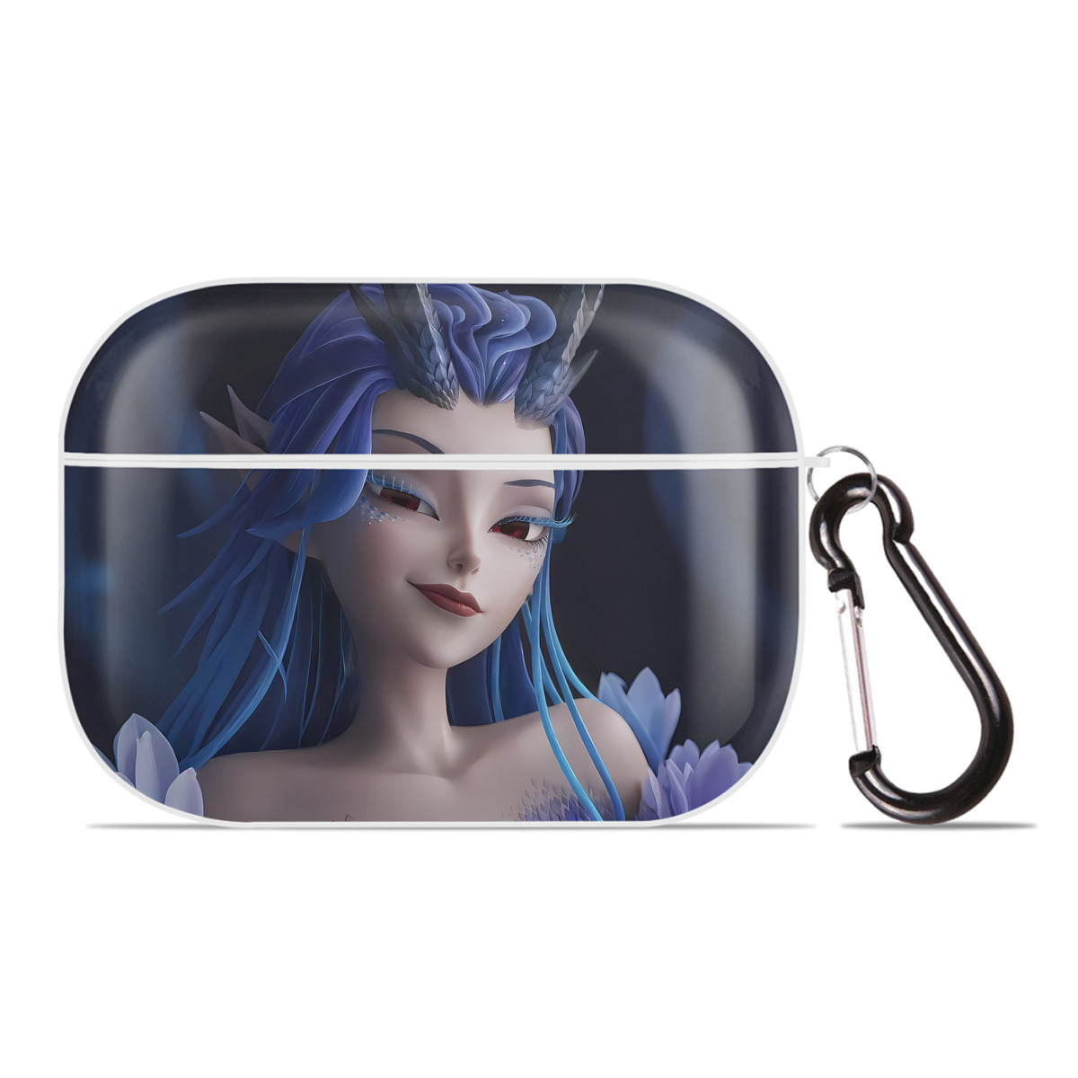 （画像用） Ne Zha 2 ナタ 魔童の大暴れ 【AirPods Pro用】ハードシェル保護ケース 耐衝撃・防指紋・カラビナ付き商品仕様