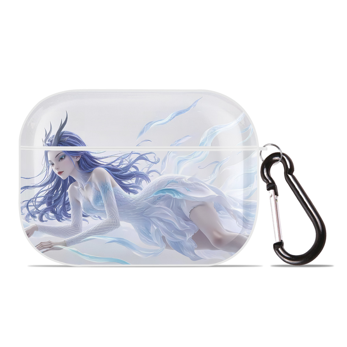 （画像用） Ne Zha 2 ナタ 魔童の大暴れ 【AirPods Pro用】ハードシェル保護ケース 耐衝撃・防指紋・カラビナ付き商品仕様