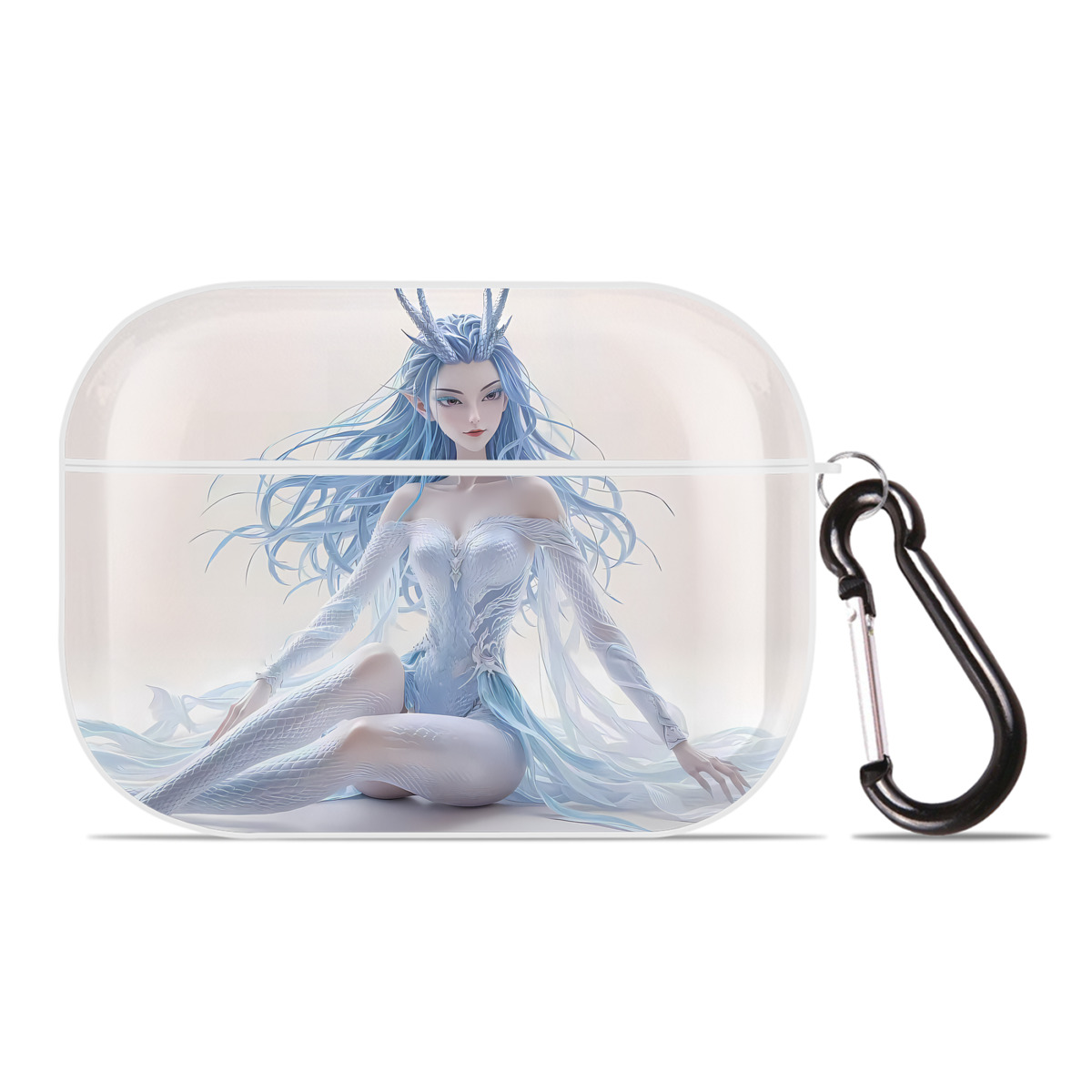 （画像用） Ne Zha 2 ナタ 魔童の大暴れ 【AirPods Pro用】ハードシェル保護ケース 耐衝撃・防指紋・カラビナ付き商品仕様