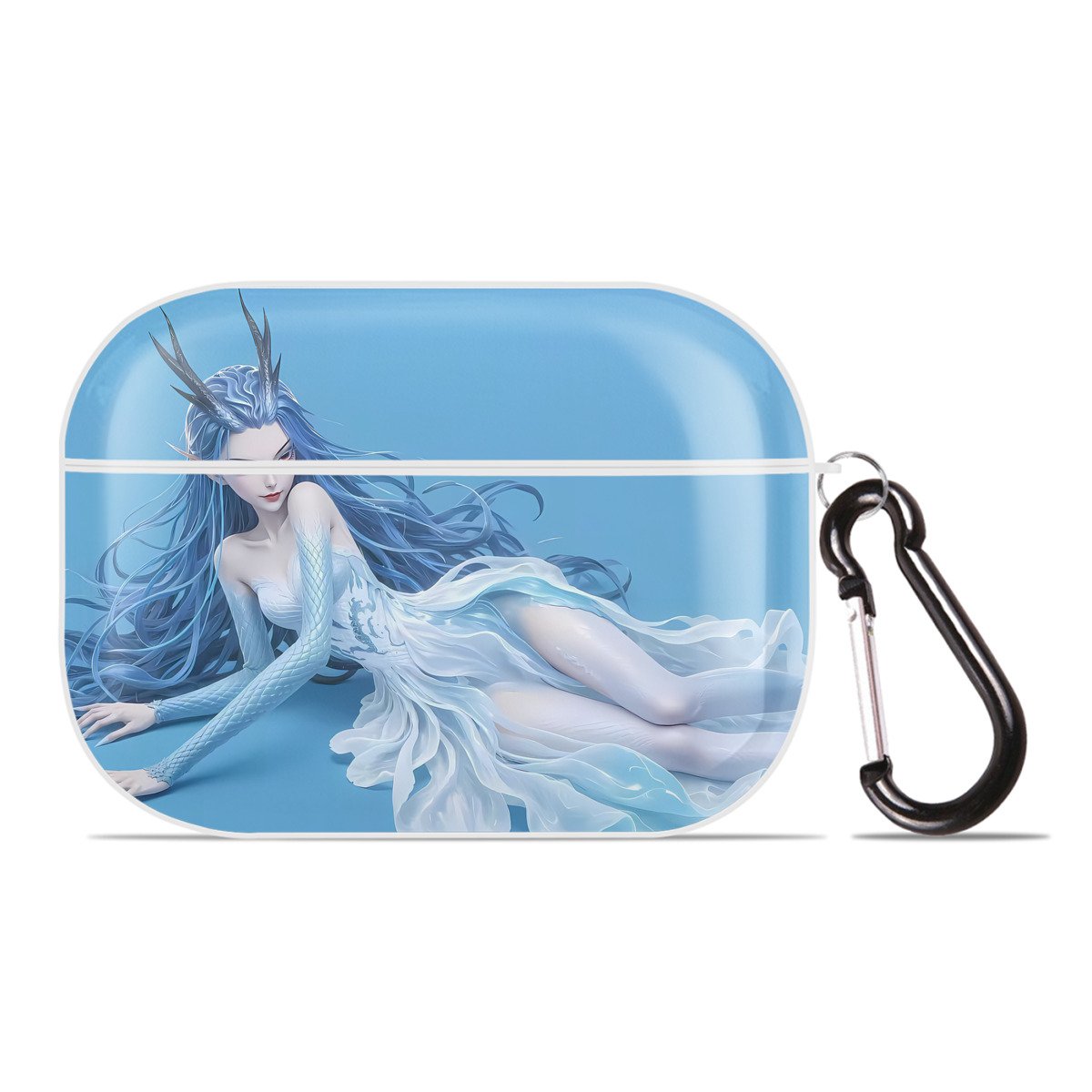 （画像用） Ne Zha 2 ナタ 魔童の大暴れ 【AirPods Pro用】ハードシェル保護ケース 耐衝撃・防指紋・カラビナ付き商品仕様