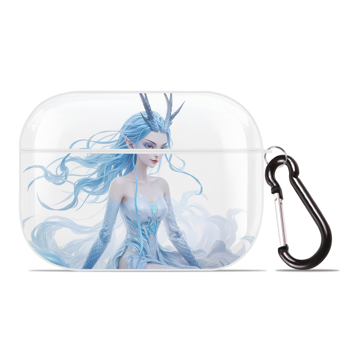 （画像用） Ne Zha 2 ナタ 魔童の大暴れ 【AirPods Pro用】ハードシェル保護ケース 耐衝撃・防指紋・カラビナ付き商品仕様