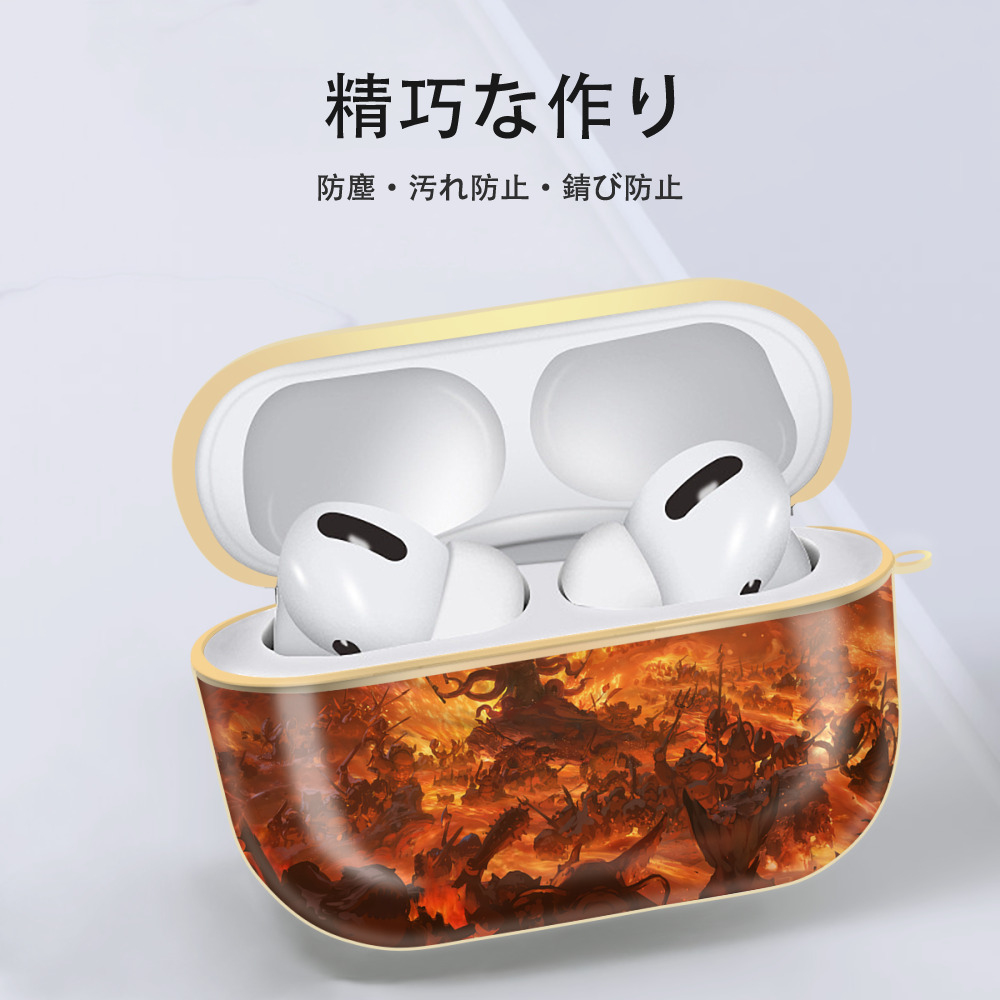 Ne Zha 2 ナタ 魔童の大暴れ 【AirPods Pro用】ハードシェル保護ケース｜耐衝撃・防指紋・カラビナ付き商品仕様