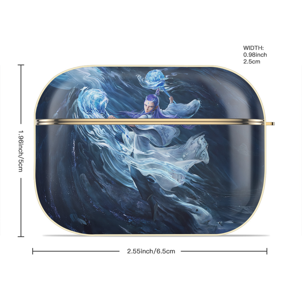 Ne Zha 2 ナタ 魔童の大暴れ 【AirPods Pro用】ハードシェル保護ケース｜耐衝撃・防指紋・カラビナ付き商品仕様