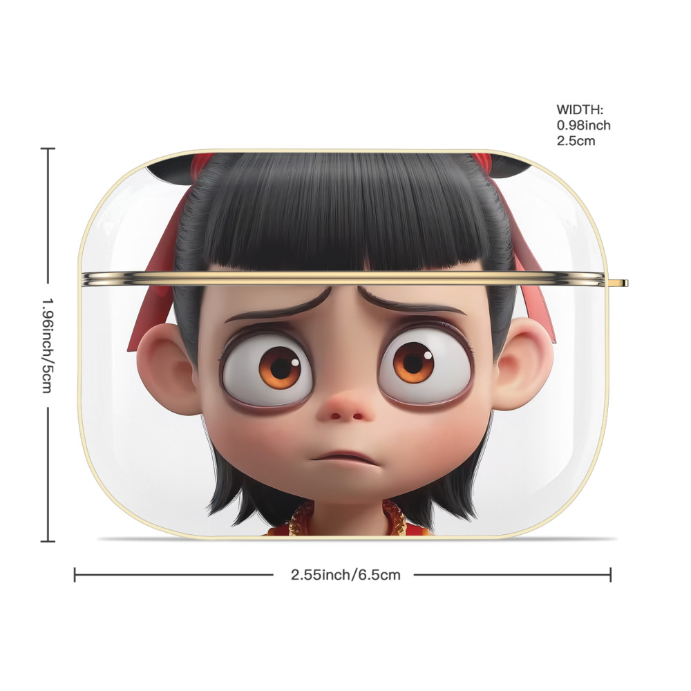 Ne Zha 2 ナタ 魔童の大暴れ 【AirPods Pro用】ハードシェル保護ケース｜耐衝撃・防指紋・カラビナ付き商品仕様