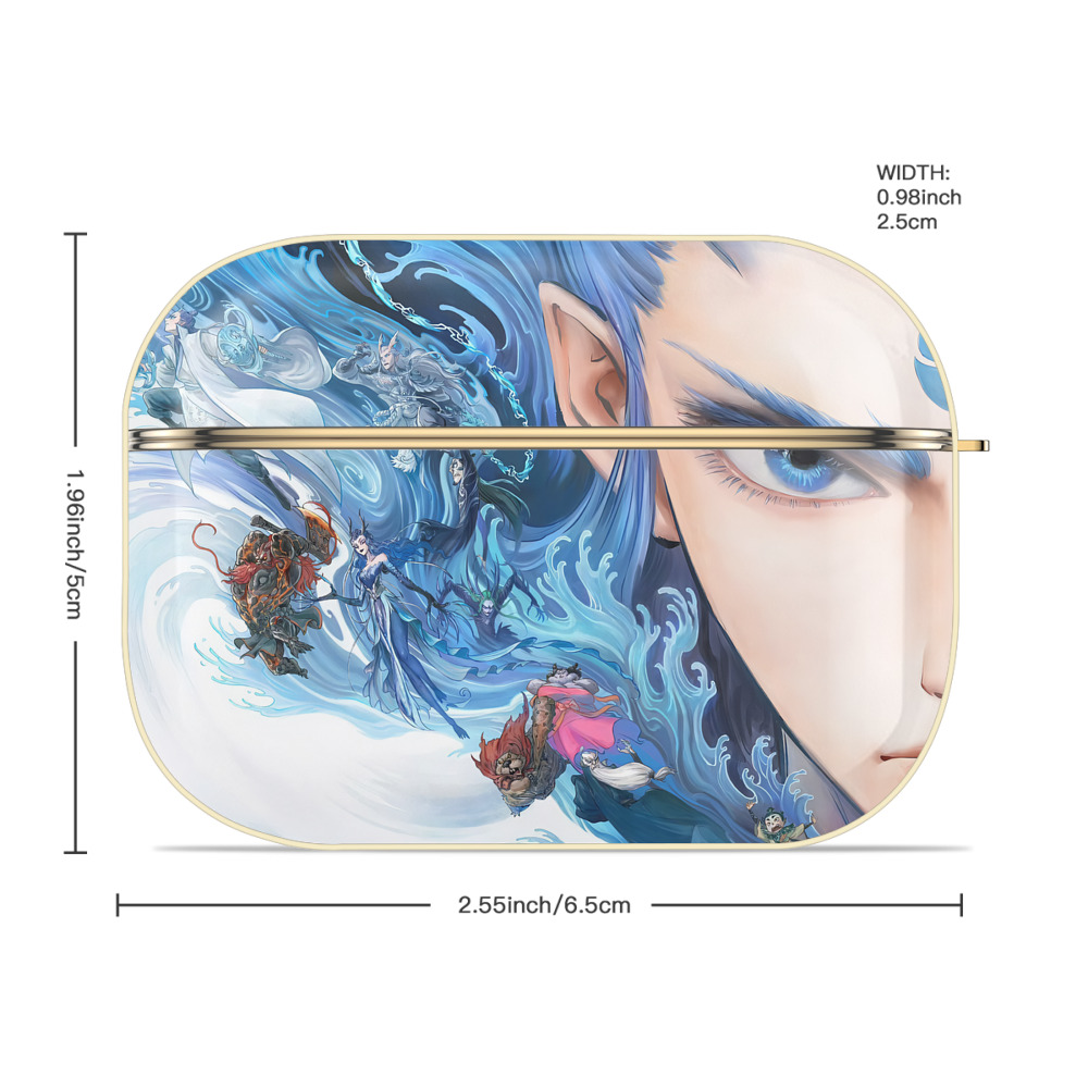 Ne Zha 2 ナタ 魔童の大暴れ 【AirPods Pro用】ハードシェル保護ケース｜耐衝撃・防指紋・カラビナ付き商品仕様