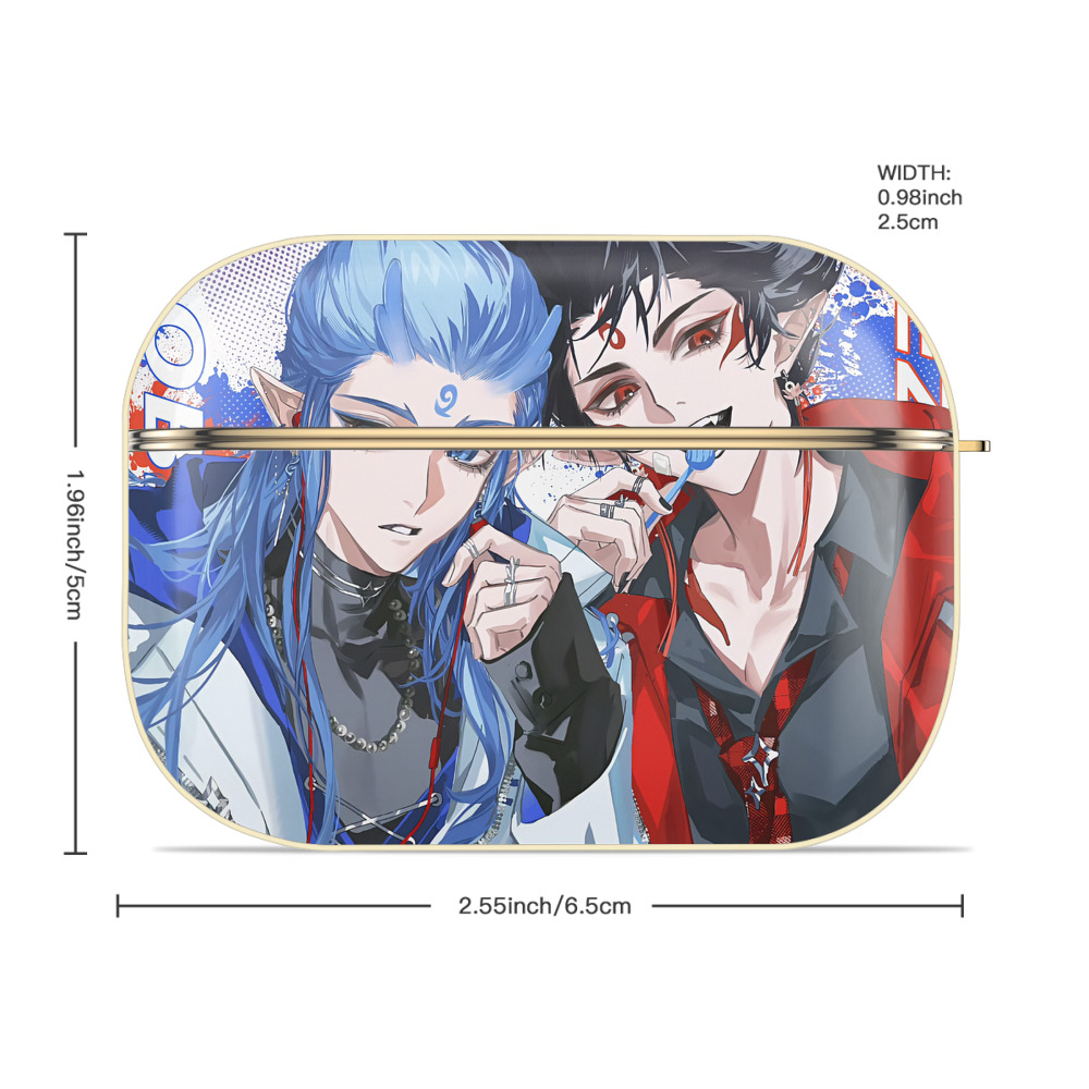 Ne Zha 2 ナタ 魔童の大暴れ 【AirPods Pro用】ハードシェル保護ケース｜耐衝撃・防指紋・カラビナ付き商品仕様
