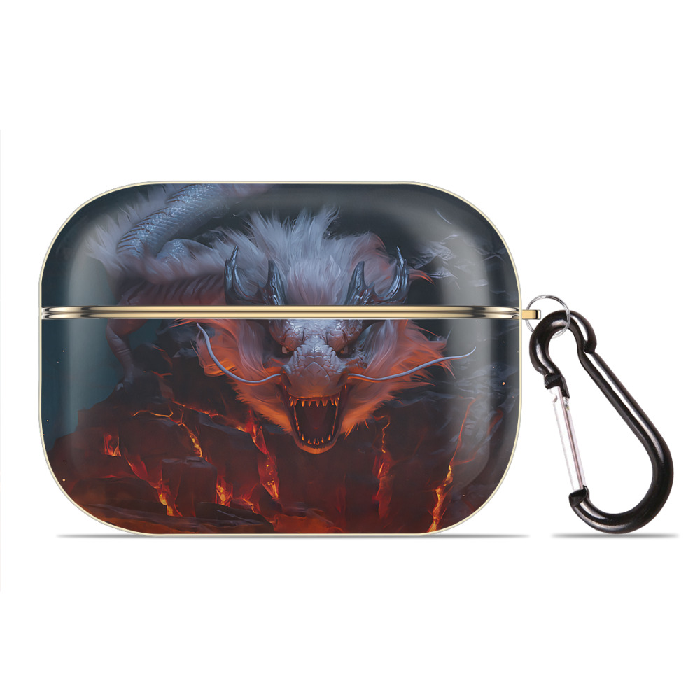 （画像用） Ne Zha 2 ナタ 魔童の大暴れ 【AirPods Pro用】ハードシェル保護ケース｜耐衝撃・防指紋・カラビナ付き商品仕様