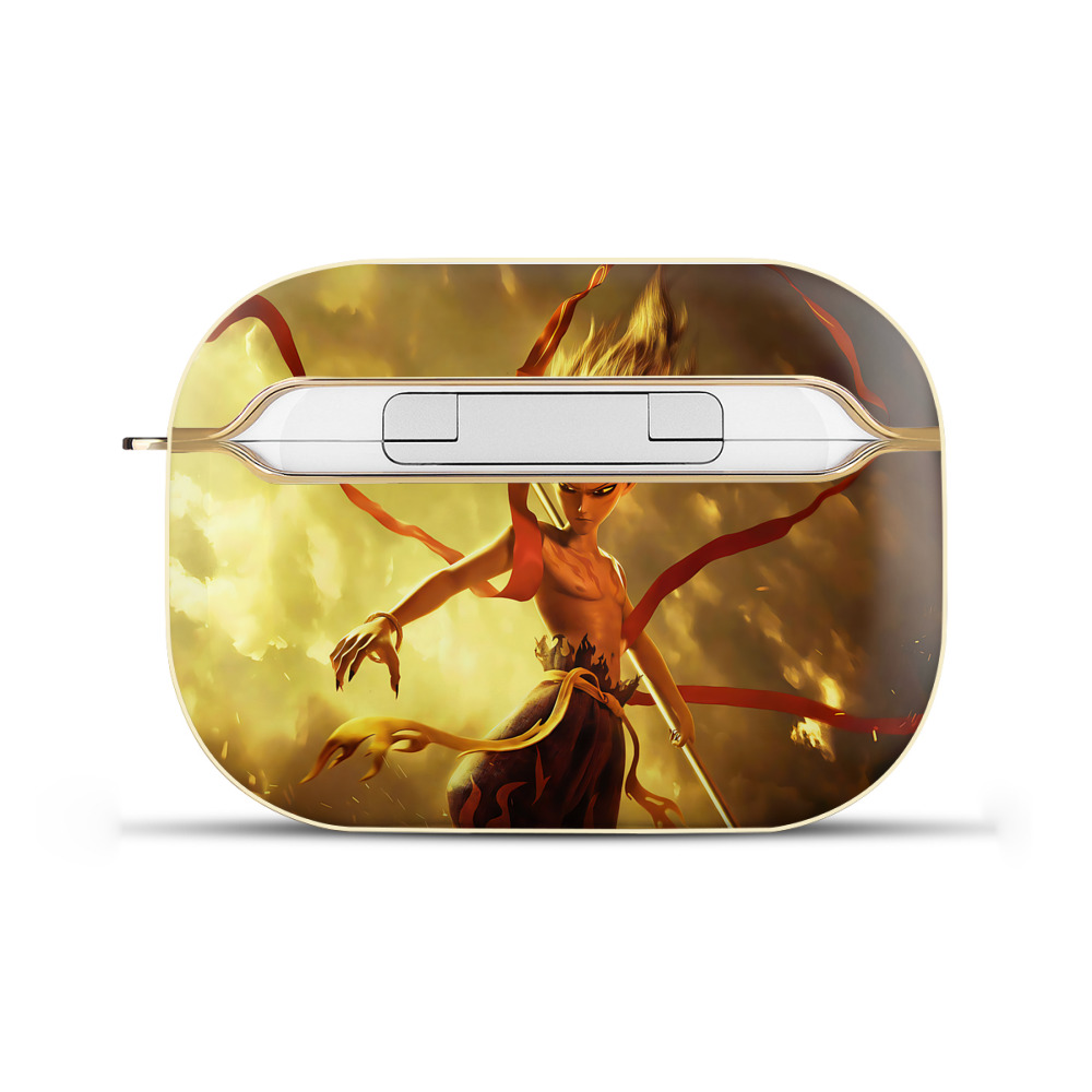 （画像用） Ne Zha 2 ナタ 魔童の大暴れ 【AirPods Pro用】ハードシェル保護ケース｜耐衝撃・防指紋・カラビナ付き商品仕様