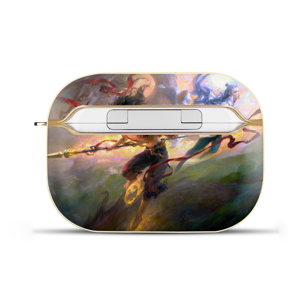 （画像用） Ne Zha 2 ナタ 魔童の大暴れ 【AirPods Pro用】ハードシェル保護ケース｜耐衝撃・防指紋・カラビナ付き商品仕様