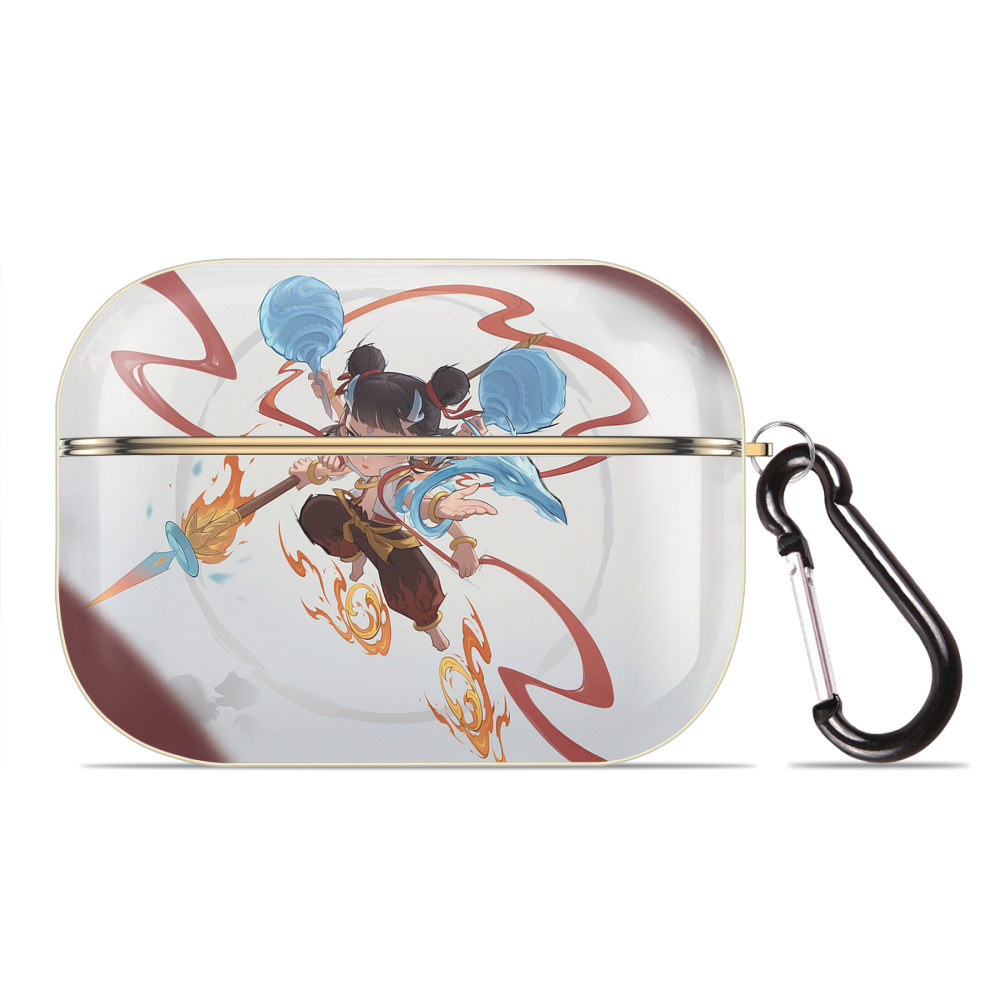 （画像用） Ne Zha 2 ナタ 魔童の大暴れ 【AirPods Pro用】ハードシェル保護ケース｜耐衝撃・防指紋・カラビナ付き商品仕様