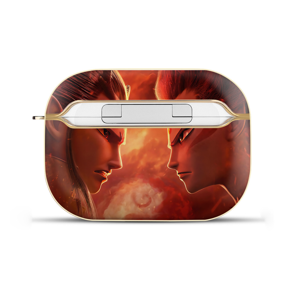 （画像用） Ne Zha 2 ナタ 魔童の大暴れ 【AirPods Pro用】ハードシェル保護ケース｜耐衝撃・防指紋・カラビナ付き商品仕様