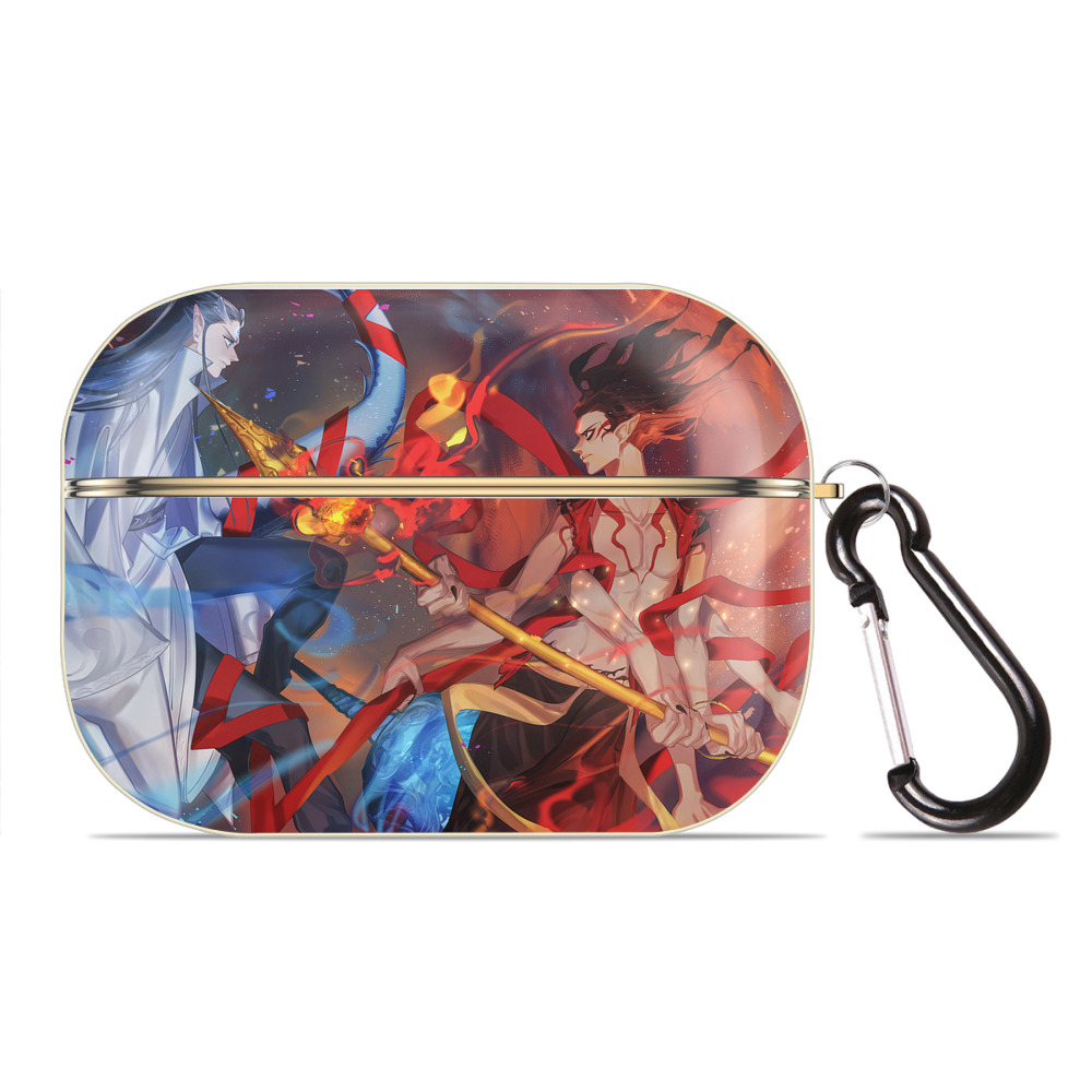 （画像用） Ne Zha 2 ナタ 魔童の大暴れ 【AirPods Pro用】ハードシェル保護ケース｜耐衝撃・防指紋・カラビナ付き商品仕様