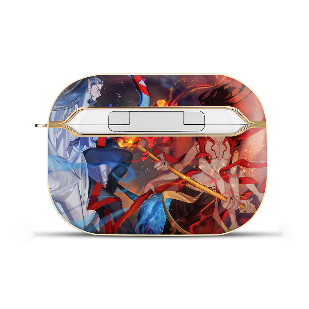 （画像用） Ne Zha 2 ナタ 魔童の大暴れ 【AirPods Pro用】ハードシェル保護ケース｜耐衝撃・防指紋・カラビナ付き商品仕様