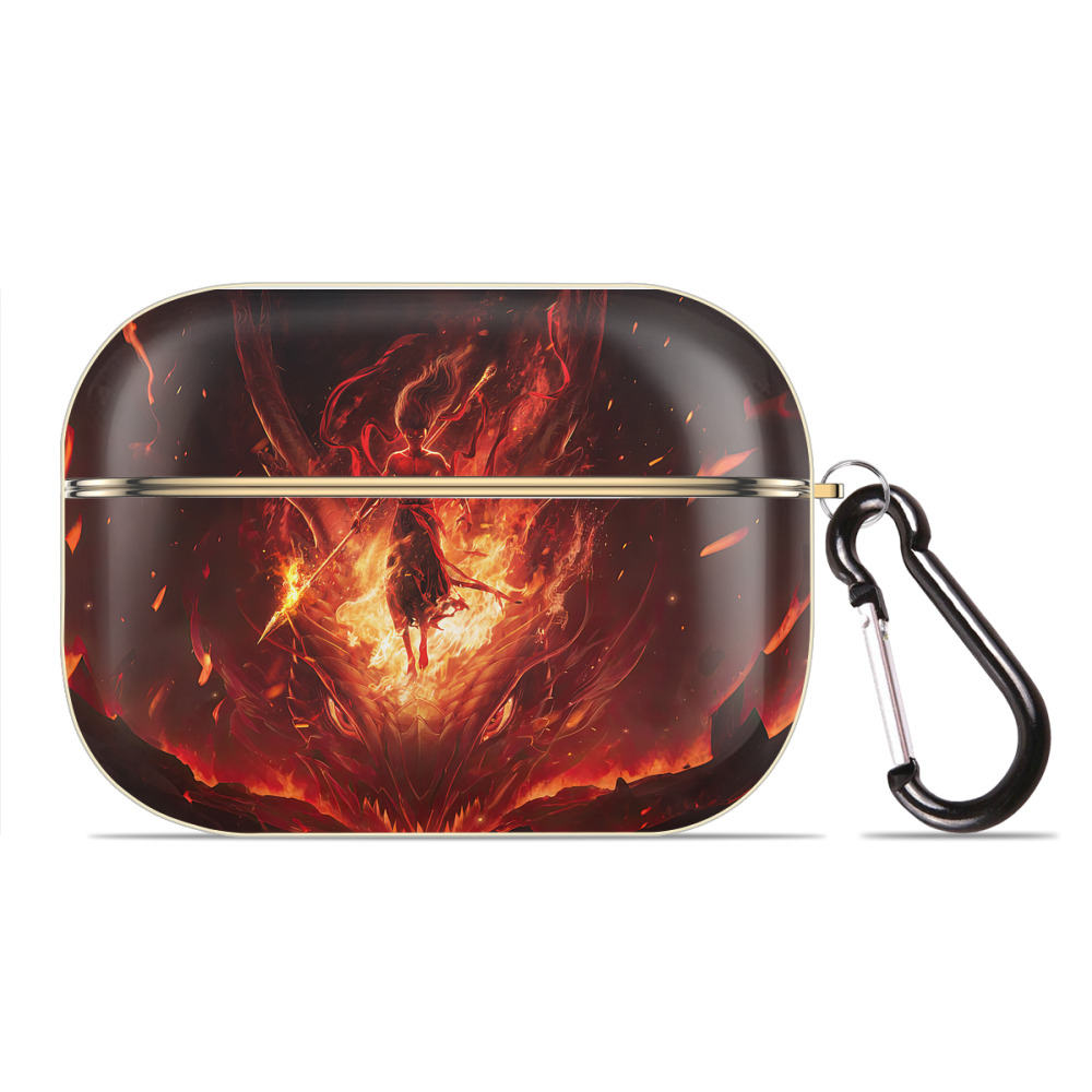（画像用） Ne Zha 2 ナタ 魔童の大暴れ 【AirPods Pro用】ハードシェル保護ケース｜耐衝撃・防指紋・カラビナ付き商品仕様