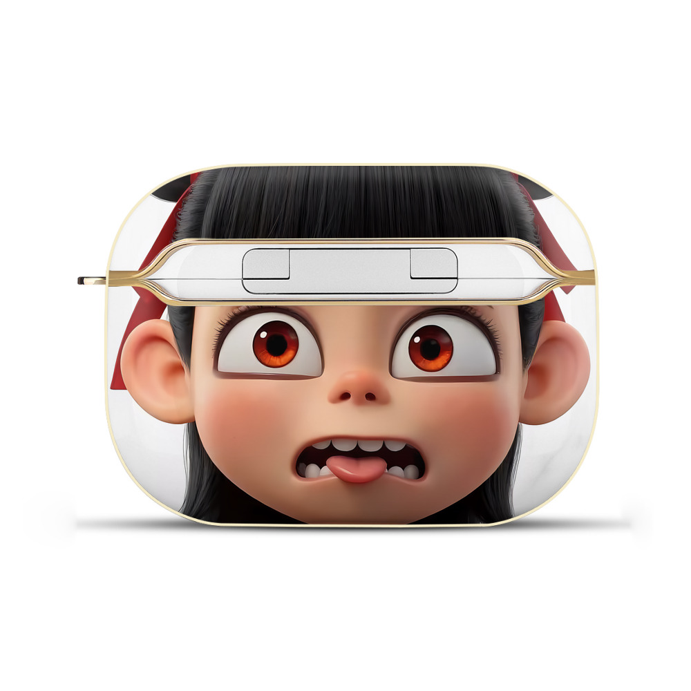 （画像用） Ne Zha 2 ナタ 魔童の大暴れ 【AirPods Pro用】ハードシェル保護ケース｜耐衝撃・防指紋・カラビナ付き商品仕様