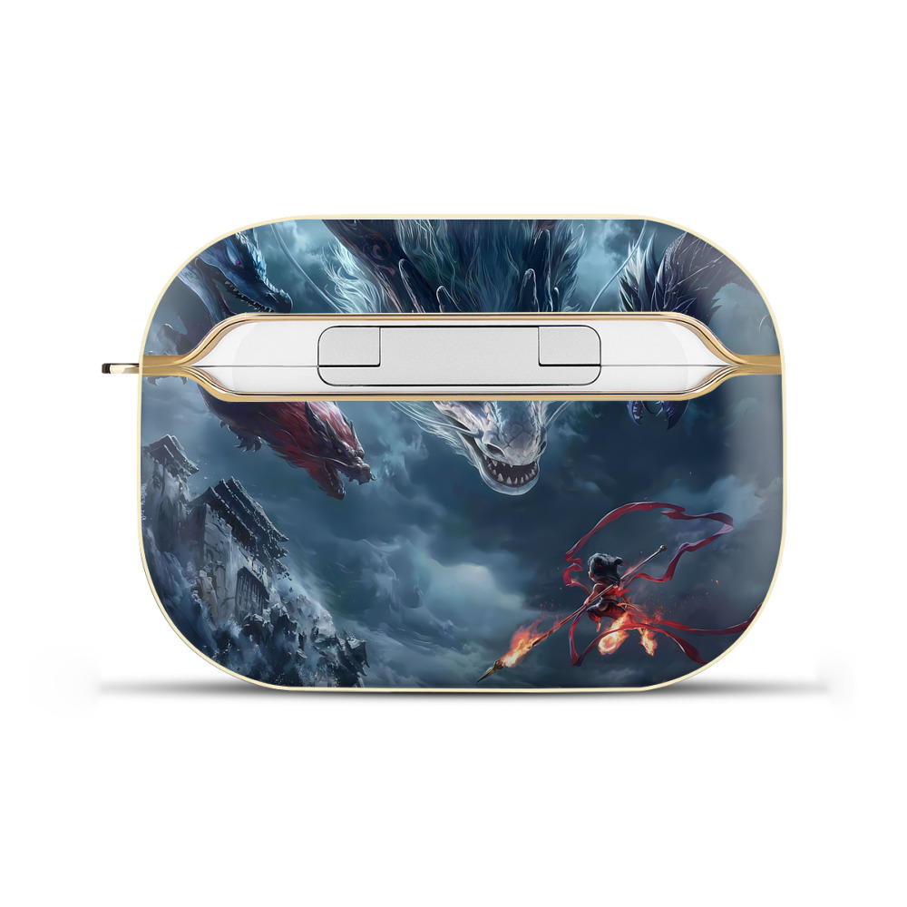 （画像用） Ne Zha 2 ナタ 魔童の大暴れ 【AirPods Pro用】ハードシェル保護ケース｜耐衝撃・防指紋・カラビナ付き商品仕様