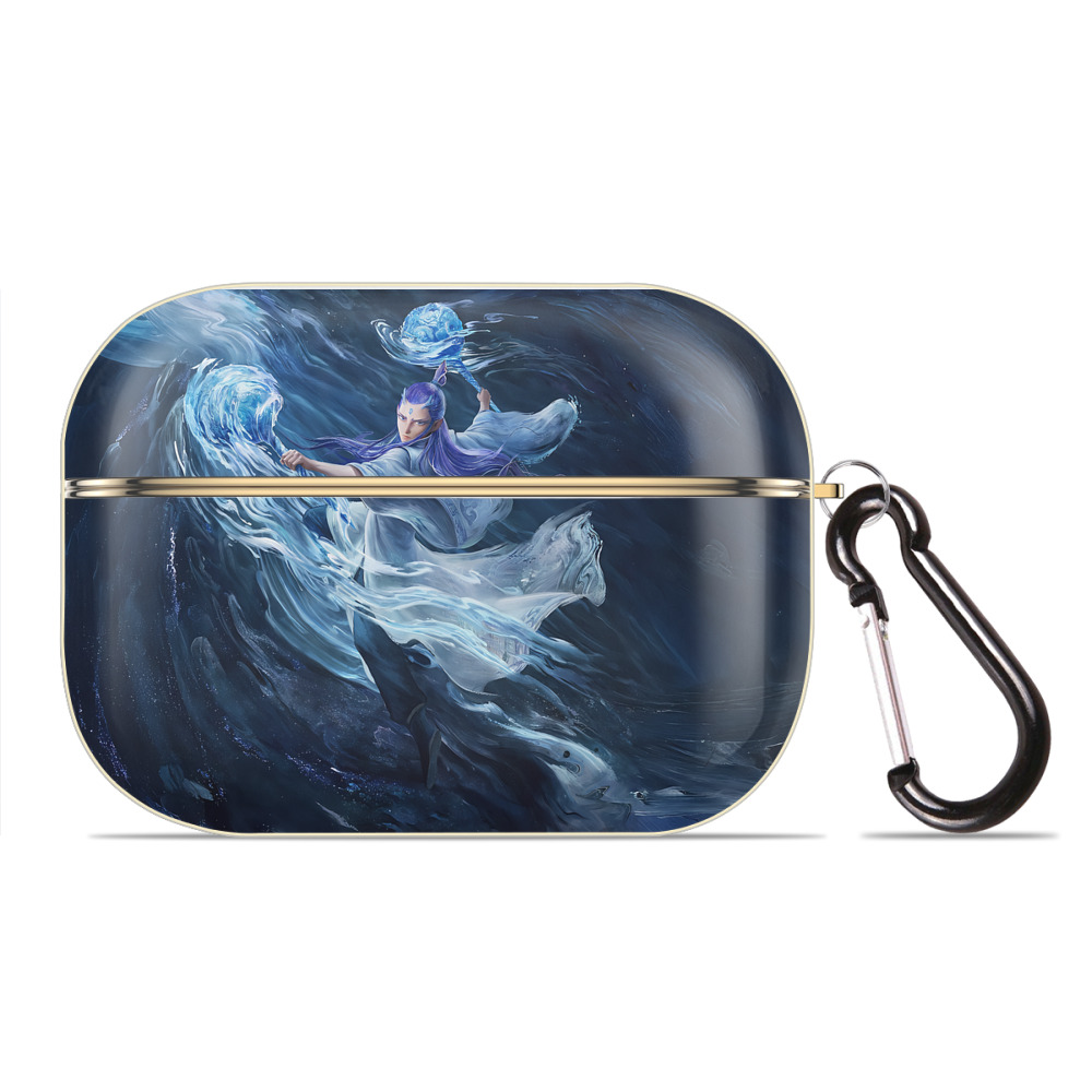 （画像用） Ne Zha 2 ナタ 魔童の大暴れ 【AirPods Pro用】ハードシェル保護ケース｜耐衝撃・防指紋・カラビナ付き商品仕様
