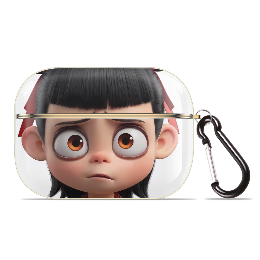 （画像用） Ne Zha 2 ナタ 魔童の大暴れ 【AirPods Pro用】ハードシェル保護ケース｜耐衝撃・防指紋・カラビナ付き商品仕様