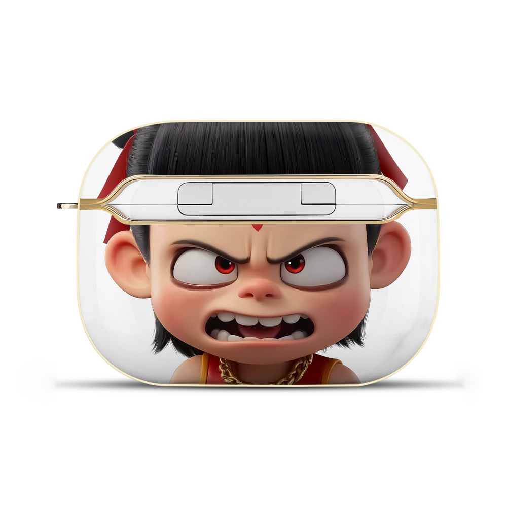 （画像用） Ne Zha 2 ナタ 魔童の大暴れ 【AirPods Pro用】ハードシェル保護ケース｜耐衝撃・防指紋・カラビナ付き商品仕様