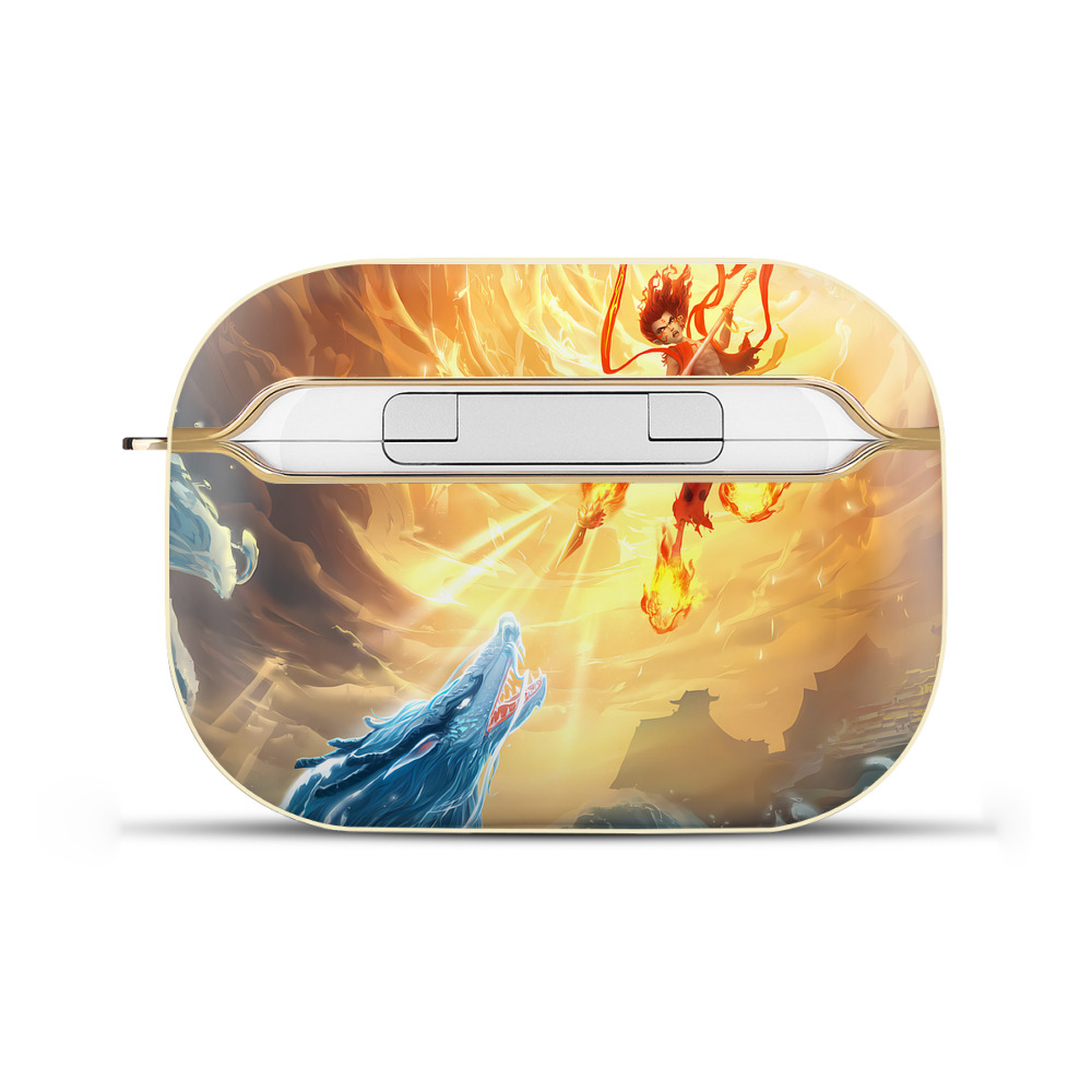 （画像用） Ne Zha 2 ナタ 魔童の大暴れ 【AirPods Pro用】ハードシェル保護ケース｜耐衝撃・防指紋・カラビナ付き商品仕様