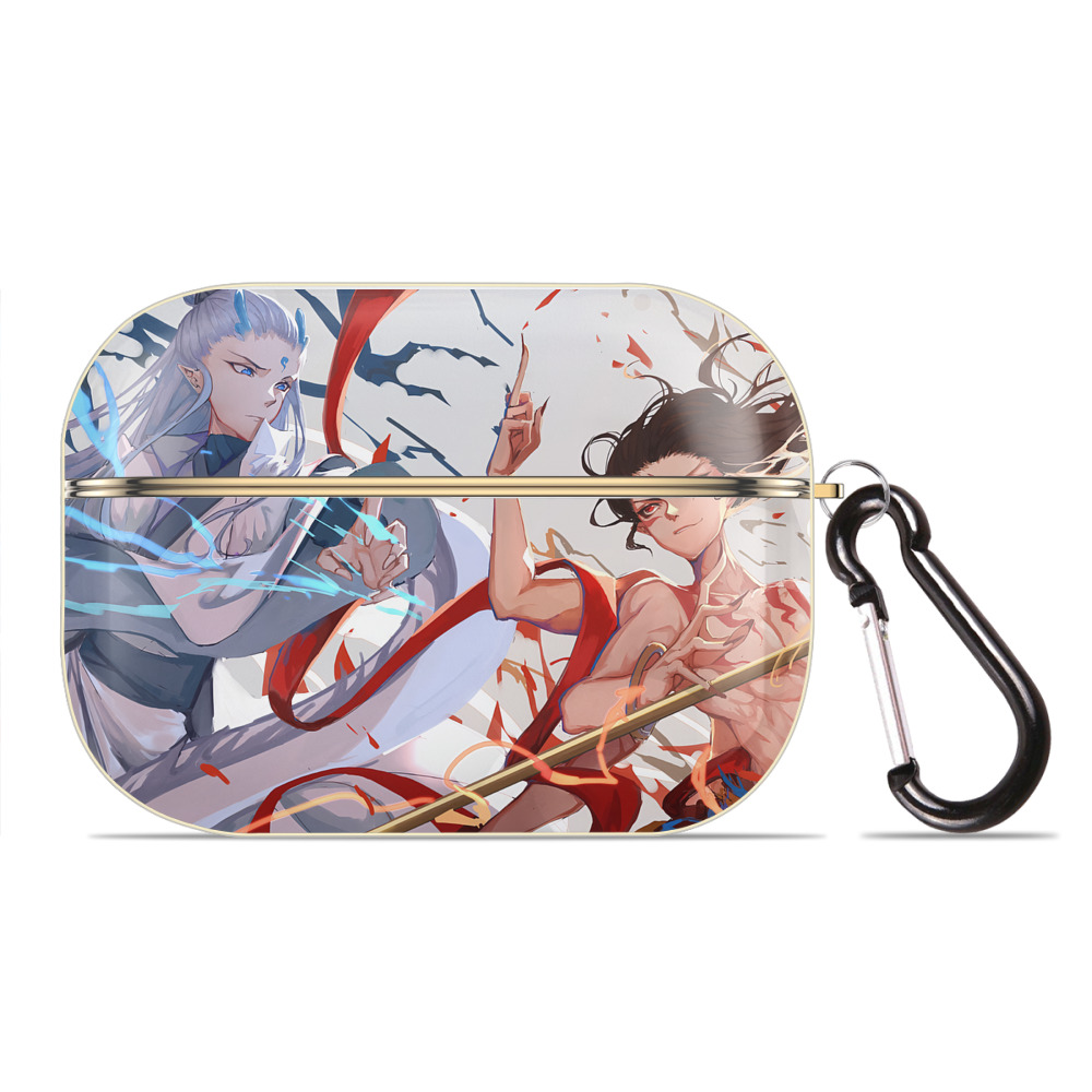 （画像用） Ne Zha 2 ナタ 魔童の大暴れ 【AirPods Pro用】ハードシェル保護ケース｜耐衝撃・防指紋・カラビナ付き商品仕様