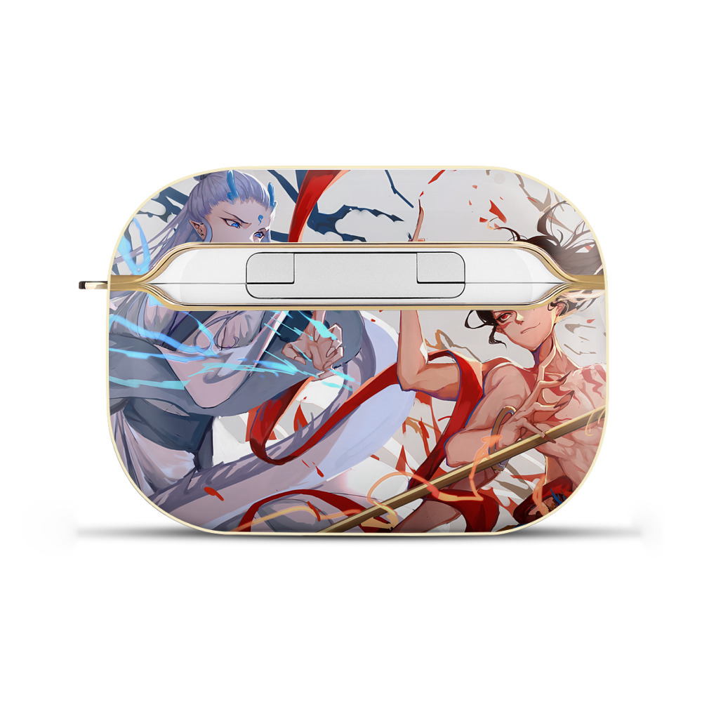 （画像用） Ne Zha 2 ナタ 魔童の大暴れ 【AirPods Pro用】ハードシェル保護ケース｜耐衝撃・防指紋・カラビナ付き商品仕様