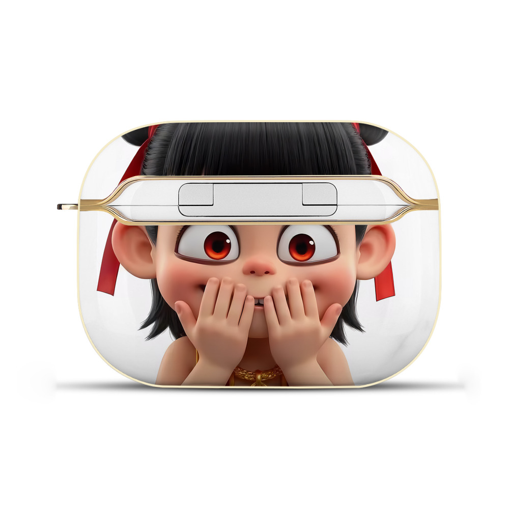 （画像用） Ne Zha 2 ナタ 魔童の大暴れ 【AirPods Pro用】ハードシェル保護ケース｜耐衝撃・防指紋・カラビナ付き商品仕様