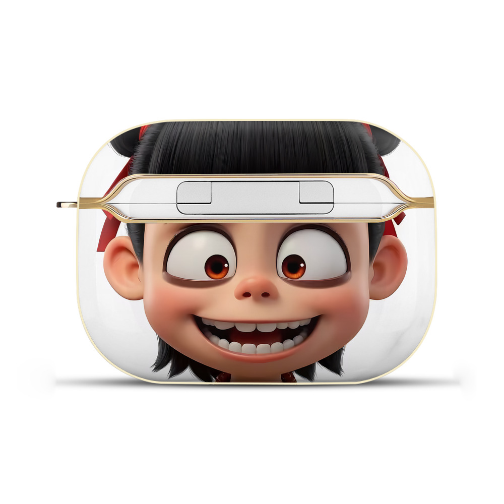 （画像用） Ne Zha 2 ナタ 魔童の大暴れ 【AirPods Pro用】ハードシェル保護ケース｜耐衝撃・防指紋・カラビナ付き商品仕様