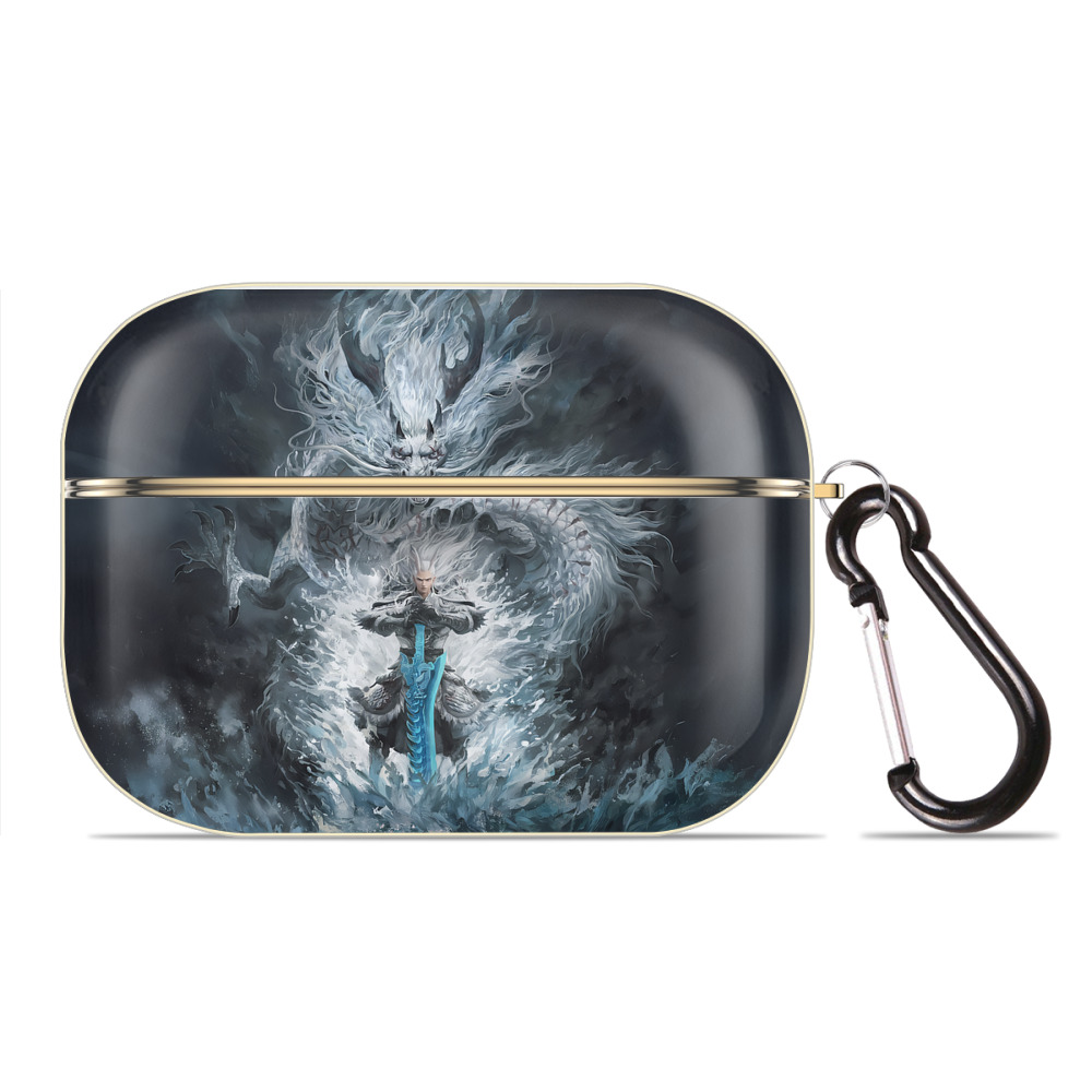 （画像用） Ne Zha 2 ナタ 魔童の大暴れ 【AirPods Pro用】ハードシェル保護ケース｜耐衝撃・防指紋・カラビナ付き商品仕様