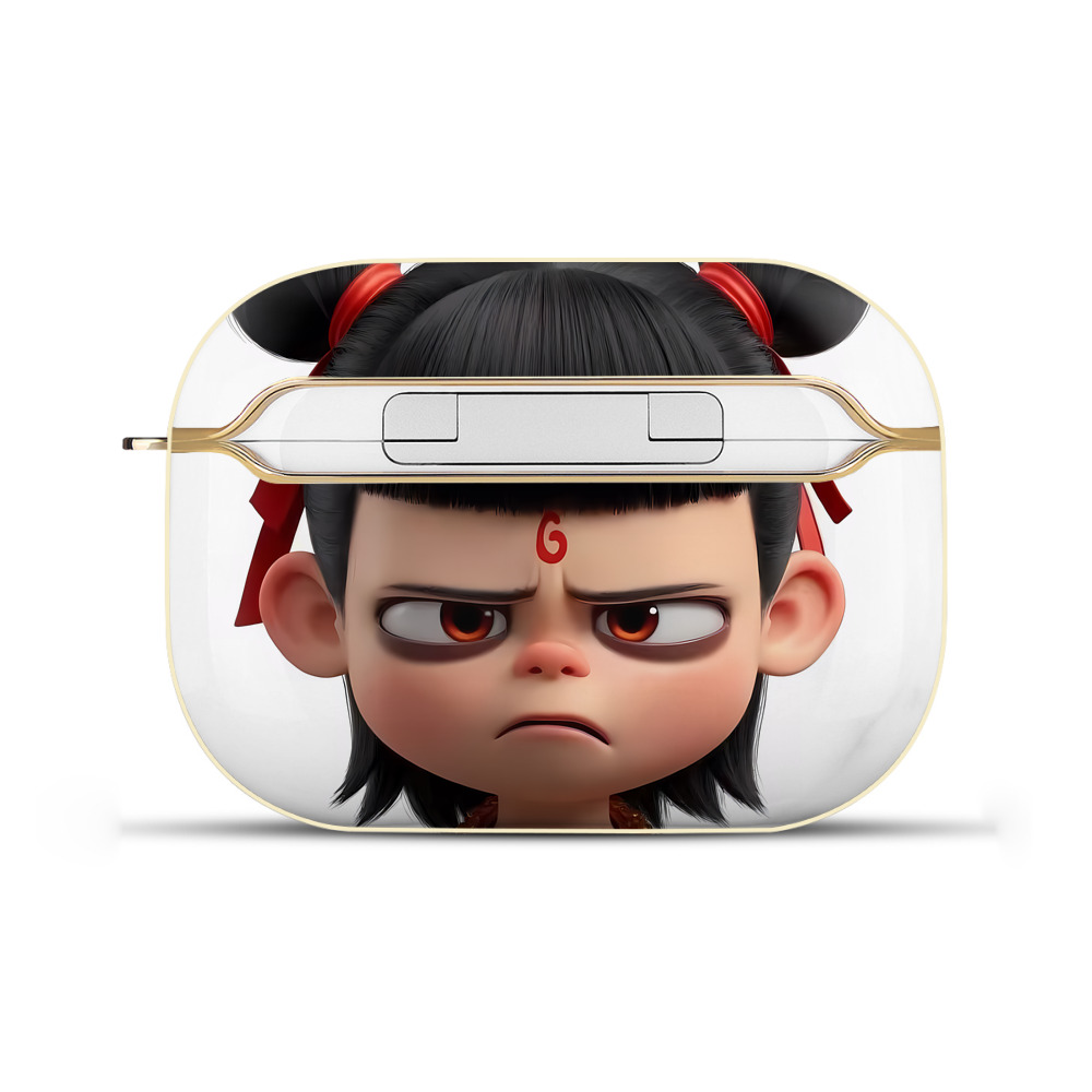 （画像用） Ne Zha 2 ナタ 魔童の大暴れ 【AirPods Pro用】ハードシェル保護ケース｜耐衝撃・防指紋・カラビナ付き商品仕様
