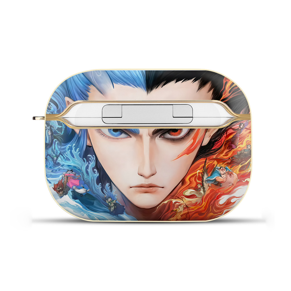 （画像用） Ne Zha 2 ナタ 魔童の大暴れ 【AirPods Pro用】ハードシェル保護ケース｜耐衝撃・防指紋・カラビナ付き商品仕様