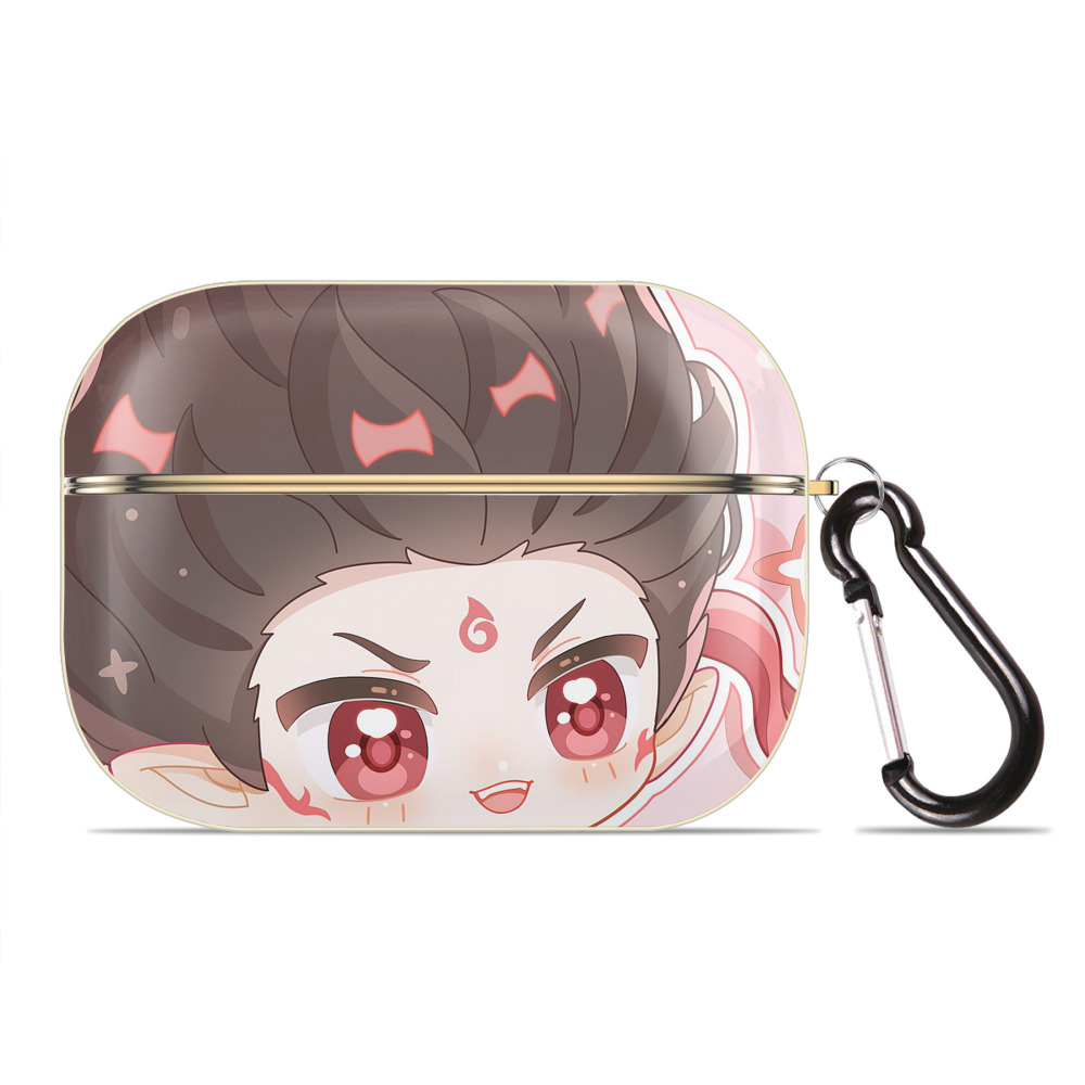 （画像用） Ne Zha 2 ナタ 魔童の大暴れ 【AirPods Pro用】ハードシェル保護ケース｜耐衝撃・防指紋・カラビナ付き商品仕様