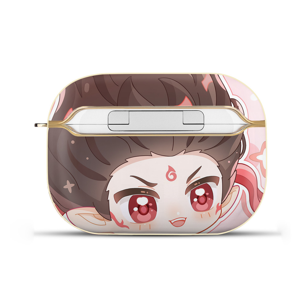 （画像用） Ne Zha 2 ナタ 魔童の大暴れ 【AirPods Pro用】ハードシェル保護ケース｜耐衝撃・防指紋・カラビナ付き商品仕様