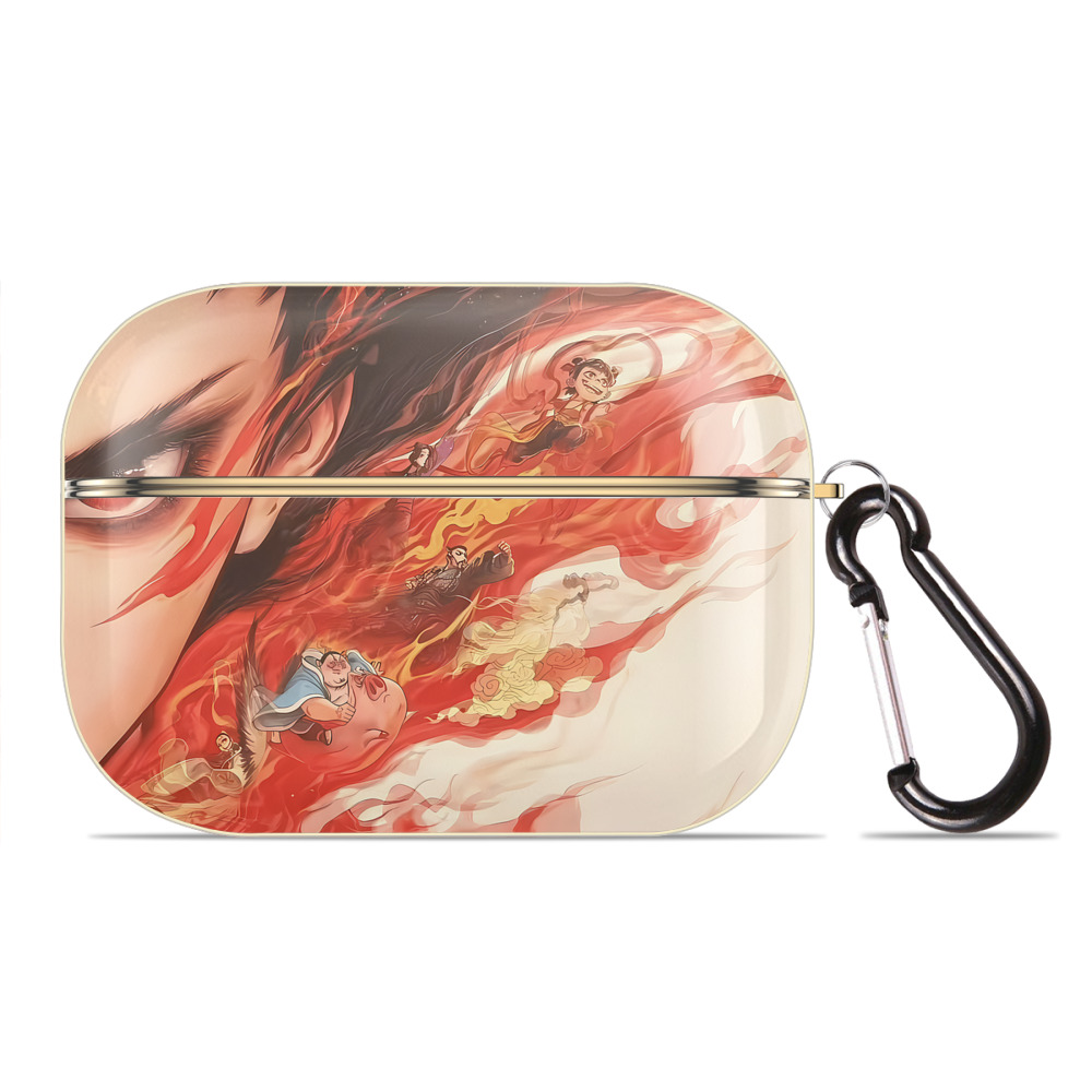 （画像用） Ne Zha 2 ナタ 魔童の大暴れ 【AirPods Pro用】ハードシェル保護ケース｜耐衝撃・防指紋・カラビナ付き商品仕様